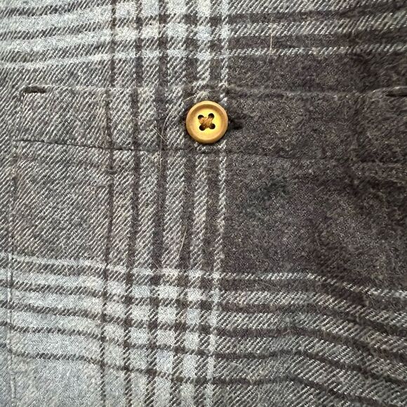 NWT True Craft size XXL blue plaid button down shirt - Picture 8 of 9